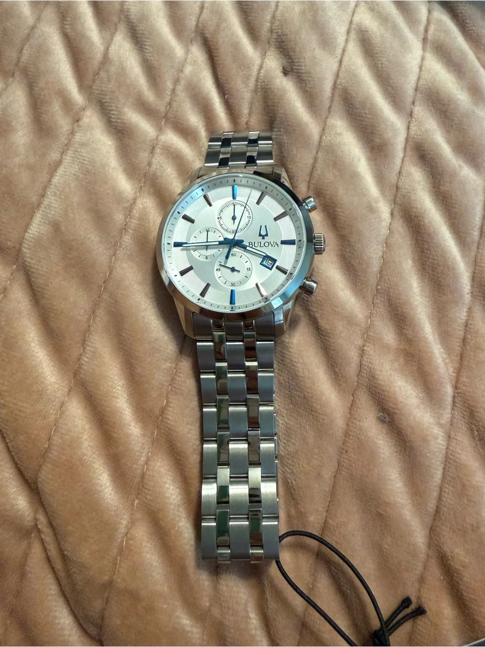 Bulova Men's Sutton Chronograph Silver Stainless Steel Bracelet Watch